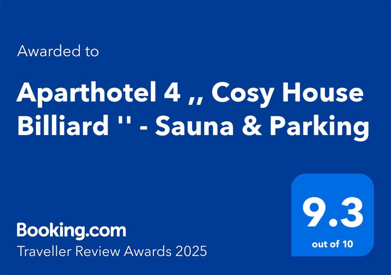 Aparthotel 4 ,, Cosy House Billiard " - Sauna & Parking Kowno Zewnętrze zdjęcie